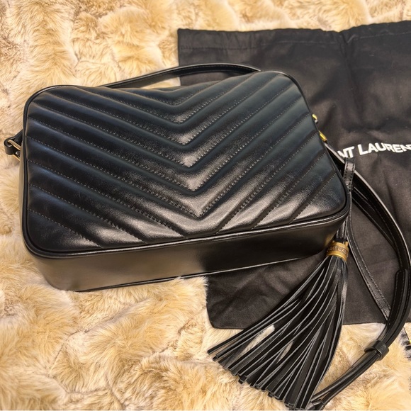 Saint Laurent Lou Medium Camera Monogram YSL Calf Crossbody Bag - Picture 7 of 16